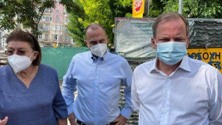 Αυτοψία κυβερνητικού κλιμακίου στον σταθμό Αγ. Σοφία