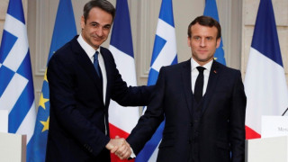Μητσοτάκης - Μακρόν: Συμφωνία για αμεση στρατιωτική συνδρομή και 3+1 φρεγάτες Belhara