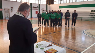 Μακεδονικός: Αγιασμός των τμημάτων βόλεϊ και μπάσκετ ανδρών