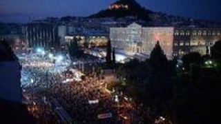 Η συγκέντρωση του ΟΧΙ στο σύνταγμα από ψηλά