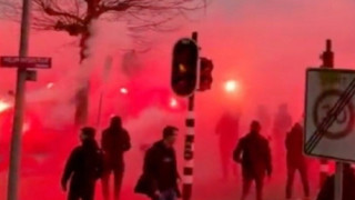 Επίθεση στην αποστολή του Άγιαξ από οπαδούς της Φέγενορντ