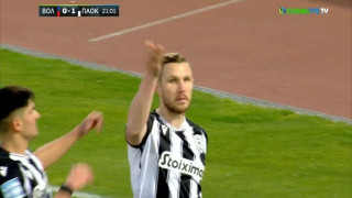 Ανοιξε το σκορ ο ΠΑΟΚ στο Πανθεσσαλικό με Κούρτιτς