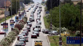Αυξημένη η κίνηση στον δρόμο για Χαλκιδική
