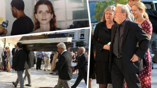 Θρήνος στην κηδεία της Λένας Παπαθεμελή