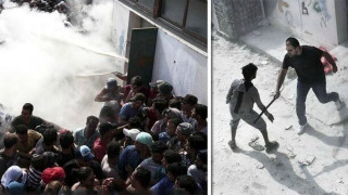 «Πόλεμος» μεταναστών στην Κω (pics)