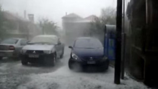 Ο καιρός τρελάθηκε - Χαλάζι στην Aρκάδια (pics+video)