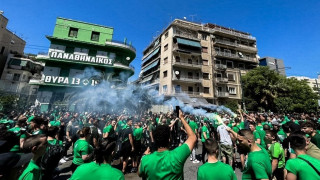 Στη Λεωφόρο οι οπαδοί του Παναθηναϊκού «ζεσταίνονται ενόψει τελικού (vid)