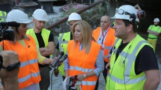 Η Φώφη Γεννηματά στα μεταλλεία Κασσάνδρας (video)