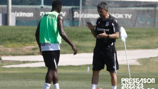 Η επικοινωνία Λουτσέσκου - Νάρεϊ στην προπόνηση του ΠΑΟΚ