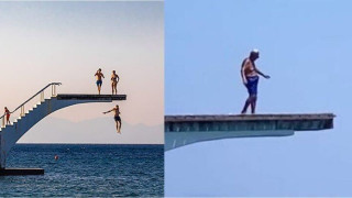 Ο viral 92χρονος που έκανε βουτιά από τραμπολίνο συμβουλεύει: «Γυμναστική και... αναισθησία»