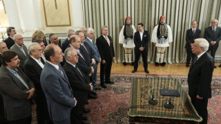 Ορκίστηκε ενώπιον του Προέδρου της Δημοκρατίας η νέα κυβέρνηση