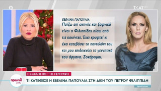 Παπούλια σε δικηγόρους του Φιλιππίδη: «Να σας πω για την ανατομία των γεννητικών οργάνων του για να με πιστέψετε;»