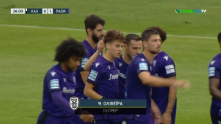 Έτσι άνοιξε το σκορ ο ΠΑΟΚ στην Καλαμάτα