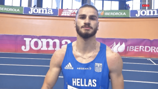 Μεσογειακοί Κ23: Χρυσό μετάλλιο ο Ρούμτσιος στα 60μ. με εμπόδια, ατομικό ρεκόρ ο Καμαρινός