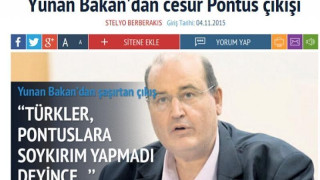 Πρωτοσέλιδο στα τουρκικά ΜΜΕ ο Φίλης! - Τη χαρακτηρίζουν «γενναία δήλωση»!