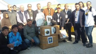 ΠΑΟΚ και Ποντιακή Νεολαία δίπλα στους πρόσφυγες (pics)