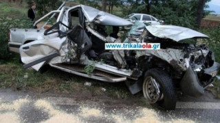 Τρίκαλα: Νεκρός 21χρονος σε τροχαίο