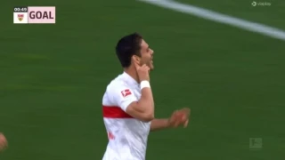 O Μαυροπάνος έδωσε προβάδισμα στην Στουγκάρδη κόντρα στο Αμβούργο, πριν συμπληρωθεί ένα λεπτό αγώνα