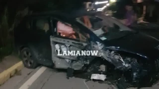 Φθιώτιδα: Αυτοκίνητο έπεσε σε τοίχο σπιτιού