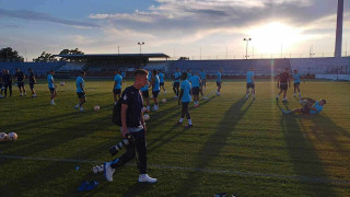 Υπό δρακόντεια μέτρα ασφαλείας η προπόνηση της Ντιναμό Κιέβου στο γήπεδο του Μακεδονικού