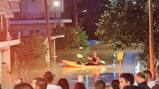 Διακοπή κυκλοφορίας στην Εθνική Αθηνών - Θεσσαλονίκης λόγω αυξημένου όγκου υδάτων