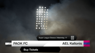 Τα εισιτήρια του ΠΑΟΚ-ΑΕΛ Καλλονής