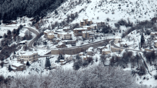 Φλώρινα: Η κακοκαιρία Bettina έφερε χιόνια μέσα στην πόλη