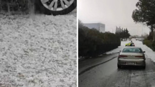 Ξάνθη: Απίστευτη χαλαζόπτωση-«Άσπρισε» η πόλη (vid)