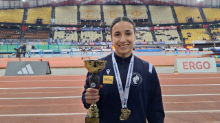 Πανελλήνιο '24, ΣΕΦ: Χρυσή Πολυνίκη: «Απλά έκανα ένα πέρασμα στον κλειστό - Έχω πιο γρήγορους χρόνους στα πόδια μου» »