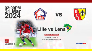 «Ματς της ημέρας» :  Πήραμε πάλι κέρδος ενώ σήμερα, έχουμε ενδιαφέρον παιχνίδι στην Γαλλία : - Λιλ - Λανς –