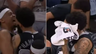 NBA: Ο Κέλντον Τζόνσον... δάγκωσε συμπαίκτη του στους πανηγυρισμούς