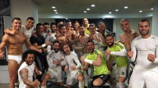 Η selfie των παικτών της Ρεάλ από τα αποδυτήρια του «Καμπ Νου»!