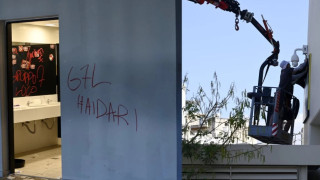 Ζημιές, συνθήματα, αυτοκόλλητα στην «OPAP Arena» - Ξεκίνησε η αποκατάσταση του γηπέδου