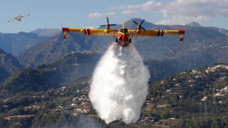 Θήβα: Αναγκαστική προσγείωση πυροσβεστικού αεροσκάφους