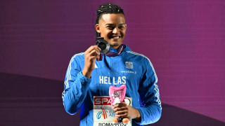 Ευρωπαϊκό, Ρώμη: Η απονομή του ασημένιου μεταλλίου στον Καραλή