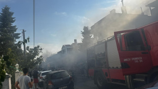 Θεσσαλονίκη: Φωτιά σε αστικό λεωφορείο στο Ωραιόκαστρο