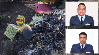 Πτώση canadair στην Κάρυστο: Ένας χρόνος από την τραγωδία με τους δύο νεκρούς πιλότους