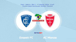 «Ματς της ημέρας»: Ενδιαφέρον παιχνίδι στην Ιταλία : - Εμπολι - Μόντσα –