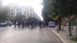 Θεσσαλονίκη - ΤΩΡΑ: Πορεία αντιεξουσιαστών στο κέντρο