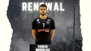 Βόλεϊ ΠΑΟΚ: Συνεχίζει για τρίτη χρονιά ο Μούχλας