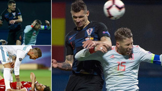 Η σκόπιμη αγκωνιά του Λόβρεν στον Ράμος... για τον κολλητό του Σαλάχ