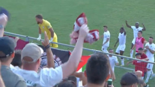 Μακεδονικός-ΑΕΛ: Άκρως προκλητικός ο πανηγυρισμός του Περντρέου