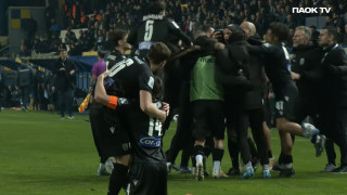 Παρακάμερα Παναιτωλικός-ΠΑΟΚ: Ο... διπλός πανηγυρισμός στο γκολ του Καμαρά