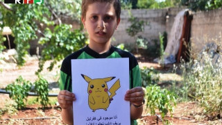 Συγκλονιστικό: Παιδιά από τη Συρία ποζάρουν με  Pokemon (pics)