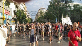 Θεσσαλονίκη: Σε εξέλιξη η πορεία των «No Border Camp»