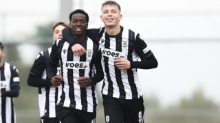 Ο ΠΑΟΚ Κ19 συνεχίζει αήττητος και πρώτος, με κορυφαίο τον Μύθου