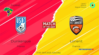 «Ματς της ημέρας» :  Ενδιαφέρον παιχνίδι στην Γαλλία : - Ντινκέρκ - Λοριάν –