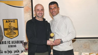 H πίτα της ARIS FC Academy Athens παρουσία του Νίκου Λαζαρίδη
