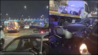 Τροχαίο στον Κηφισό με σύγκρουση οκτώ οχημάτων και μηχανών της ΔΙ.ΑΣ!