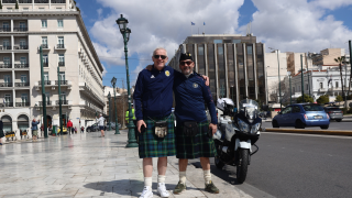 Nations League: Βολτάρουν με τα κιλτ τους εν όψει της αναμέτρησης οι Σκωτσέζοι